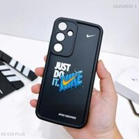 Ốp SS S24 Plus dẻo đen Nike Just Do It màu