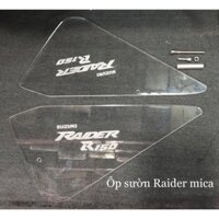 ỐP SƯỜN, CHE SƯỜN, BẢO VỆ SƯỜN MICA TRONG SUỐT CAO CẤP DÀNH CHO XE RAIDER 150, SATRIA FI 150 (giá 1 cặp)