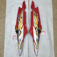 ỐP SƯỜN WAVE RS 100 ĐỜI 2006 MÀU ĐỎ LIỀN TEM XÁM VÀNG CHÍNH HÃNG HONDA