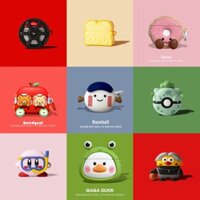 Ốp Tai Nghe 3D Cho Xiaomi Redmi Buds 6 Lite Vỏ Bảo Vệ Dễ Thương Sáng Tạo Hoạt Hình Lốp Xe Ô Tô Vỏ Silicon Có Móc