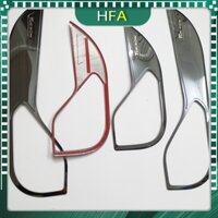Ốp tapli, tapbi + màng loa cánh cửa xe Huyndai Tucson 2022- 2023, g titan - giá 1 bộ - HFA