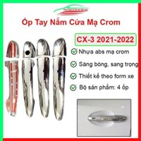 Ốp tay nắm cửa mạ crom MAZDA CX3 2021-2022