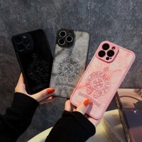 Ốp trơn chrome hearts da 2 màu  Ốp dành cho ip7-8pl / x-xs-xsm /11-11prm /12-12pr-12prm/ 13-13pr-13prm