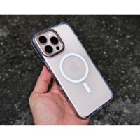 Ốp trong chống ố vàng Likgus Superb Hỗ trợ Sạc iPhone 16 Pro max Vành Camera Kim loại