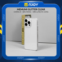 Ốp Trong Suốt Cứng Siêu Mỏng Memumi Chống Ố Vàng Cho Điện Thoại iPhone 16 Pro Max 15 14 13 12