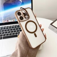 Ốp từ tính IPhone 15 14 16 13 12 11 Pro Max, Ốp điện thoại di động bằng kính có bảo vệ ống kính máy ảnh.