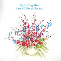 Ốp tường Hoa LAN VŨ NỮ nhân tạo trang trí nhà cửa