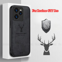 Ốp Vải Hươu Cho Realme GT7 Pro 2024 Real me GT 7 6 5 3 3T 6T Neo SE GT7Pro RMX5010 RMX5011 4G 5G Camera Chống Sốc Mềm Khung TPU Vỏ Điện Thoại Ốp Lưng Chống Mồ Hôi