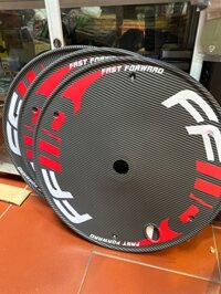 Ốp vành xe bánh 700c FF - Vân Carbon - FF vân carbon (Bộ)