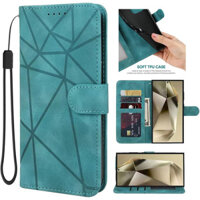 Ốp Ví Da Cho Samsung Galaxy S25 S24 S23 S22 S21 S20 Plus / Ultra, S21FE / S23FE / S24FE, Bao Da Lật Thẻ Tín Dụng Đứng Vỏ Điện Thoại Ví