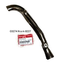 Ốp vĩ inox che cổ pô, ống xã xe Super DREAM zin Honda