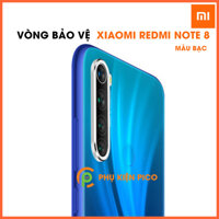 Ốp viền camera Xiaomi Redmi Note 8 màu bạc