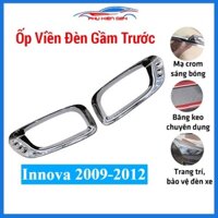 Ốp viền đèn gầm trước mạ crom cho xe Innova 2009-2010-2011-2012