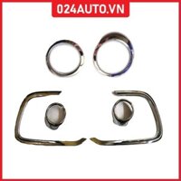Ốp viền đèn gầm trước sau xe  i10 Hatchback 2017-2018-2019-2020-2021 mạ Crom