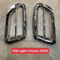 Ốp Viền Đèn Gầm Trước Xe Toyota Innova 2005-2008 Form Cũ Mẫu Nhựa ABS Mạ Crom Sáng Bóng