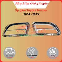 Ốp viền đèn gầm trước xe Innova 2004 - 2012, 2013 - 2014, 2015 mạ crom cao cấp