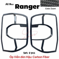 Ốp viền đen pha, đèn hậu Ford Ranger 2023 - Wildtrack, Raptor
