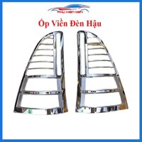 Ốp viền đèn pha hậu Innova 2006-2007-2008 mạ crom trang trí làm đẹp xe - ốp viền đèn hậu