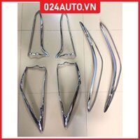 Ốp viền đèn pha hậu mạ crom Fortuner 2012-2016-2017-2019, 2021-2022