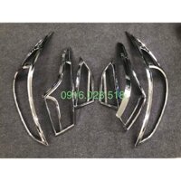 Ốp viền đèn Pha /Hậu xe Hyundai Accent 2018-2019-2020- 2021 2022 2023 mẫu mạ crom