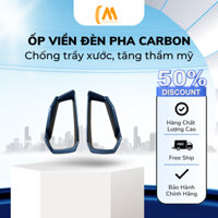 Ốp Viền Đèn Pha Mạ Carbon, Xi Cao Cấp cho Air Blade 2020-2024 Chất Liệu Bền Bỉ, Giúp Bảo Vệ Xe