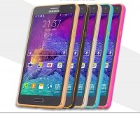 Ốp viền Galaxy Note 4 bo tròn chỉ vàng