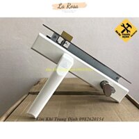 [Ốp Vuông] Khoá tay gạt cửa nhôm hệ việt pháp 4500, cửa nhựa lõi thép,cửa sắt hộp Golking màu trắng