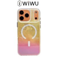 Ốp WIWU Milan Họa Tiết Lông Vũ Hỗ Trợ Sạc Không Dây Chính Hãng cho iPhone 17 Pro | 17 Pro Max
