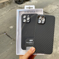 Ốp X-Level FIBER siêu mỏng lưng nhựa nhám Carbon  ip16 pro/ ip16 pro max