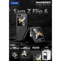 Ốp x level vân cacbon cho samsung galaxy Z Flip 6 siêu đẹp