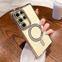 Ốp Xi Viền Xoàn Cam Xoàn Tuyến Nhũ Hỗ Trợ Xạc Không Dây Danh Cho Sam Sung