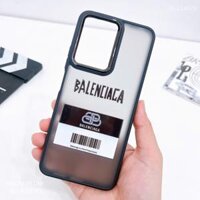 Ốp Xiaomi Redmi Note 12 4G lưng nhám Balenciaga mã vạch