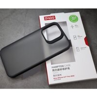 Ốp Zagg Hampton chống sốc Smart IPhone 14 Promax - nhám chống vân tay , chính hãng Zagg