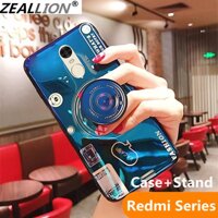 Ốp Zeallion Cho Xiaomi Redmi Go Note 4X 4 5 Plus 5A 6 7 Pro Y1 A2 Lite S2 Y2 4A 5A 6A 7A Ốp Điện Thoại Hình Máy Ảnh Với Giá Đỡ LazadaMall