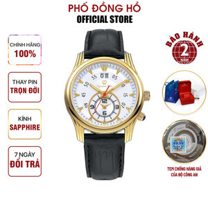 Đồng hồ nam dây da OLYMPIA STAR OPA58030MK - màu GL, GLD, GLV