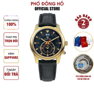 Đồng hồ nam dây da OLYMPIA STAR OPA58030MK - màu GL, GLD, GLV