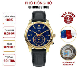 Đồng hồ nam dây da OLYMPIA STAR OPA58030MK - màu GL, GLD, GLV