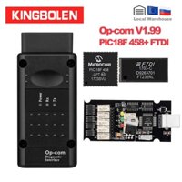 Opcom V1.99 PIC18F458 / FTDI Chip Công Cụ Chẩn Đoán Có Thể Xe Buýt Cho Opel OBD2 Máy Quét Tự Động Op-com 1.99 canbus OBDII Op com