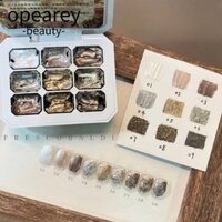Opearey Ba Lan Fairy Powder Cream, Phổ biến Thổ Cẩm Bột Aurora Powder Shell, 2gx9Colors Solid State Gift Nail Art