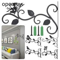 Opearey Treo Giỏ Hoa Chân Đế, Móc Treo Cây Sân Vườn Sắt Đen, Ban Công Sân Vườn Veranda Sân Sau Trang Trí Nhà Cửa Treo Tường Cây Móc Treo Tường
