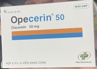 Opecerin 50mg OPV (Diacerein 50mg) H/30 viên ( trị thoái hoá xương khớp)