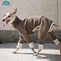 Openmall S-5XL Quần Áo Cho Chó Ấm Áp Cho Chó Áo liền quần Cho Nhỏ Vừa Lớn Chó Thú Cưng Cổ Rùa Nhung Bộ Đồ Ngủ M8U3