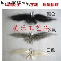 Opera Huka Hubihu Hubihu Bazihu Kẹp Đen Hồ Trang Phục Cổ Hukou Giả Râu Qipin Sesame Guanhu Đạo Cụ Hiệu Suất