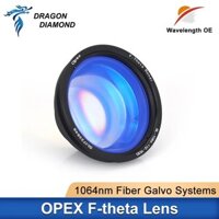 Opex F-theta Field Scan Lens Fiber Laser Lens 70x70-300x300 F100-477mm Dành Cho Bộ Phận Máy Đánh Dấu Laser Sợi Quang YAG 1064nm