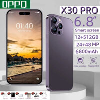 OPP0 X30 PRO 12GB RAM 512GB ROM Điện thoại thông minh màn hình HD 6,8 inch Điện thoại thông minh Android 12 Thời lượng p
