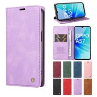 OPPO a78 a57 a54 a16 a17 a17k a77 a77s a96 a76 Giá Đỡ Bao Da Điện Thoại Nắp Gập Từ Tính Tích Hợp Ví Và Ngăn Đựng Thẻ
