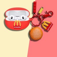 OPPO Enco X2 Case Cartoon Burger Pendant OPPO Enco Air2 Pro Silicone Soft Shell Case Kaws Creative Astronaut Keychain Pendant OPPO Enco Air2 Headphone Case Cover Cartoon Doraemon OPPO Enco X Cover