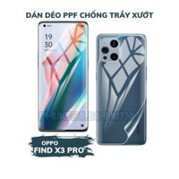 Oppo Find X3 Find X3 Pro_Dán dẻo PPF trong suốt bảo vệ màn hình, chống trày xướt (Mua 1 tặng 1)