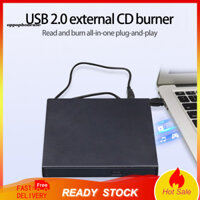 Oppo One-click Burning External DVD Drive Phụ kiện máy tính xách tay USB 20 DVD / VCD / CD-RW Drive Player Driver Free