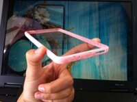 Oppo R9 / F1 Plus - Ốp lưng nhựa cứng trong viền dẻo màu (Hồng)